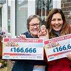 postcode lottery woman